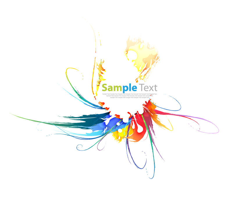 Abstract Colorful Vector Art