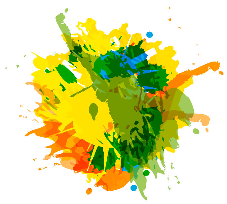 Abstract Ink Splash Background Vector Graphic