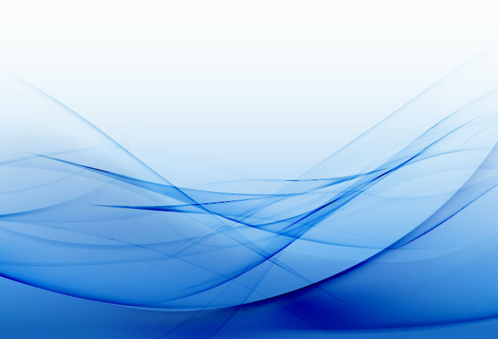 Abstract Background with Blue Curves Vector Illustration