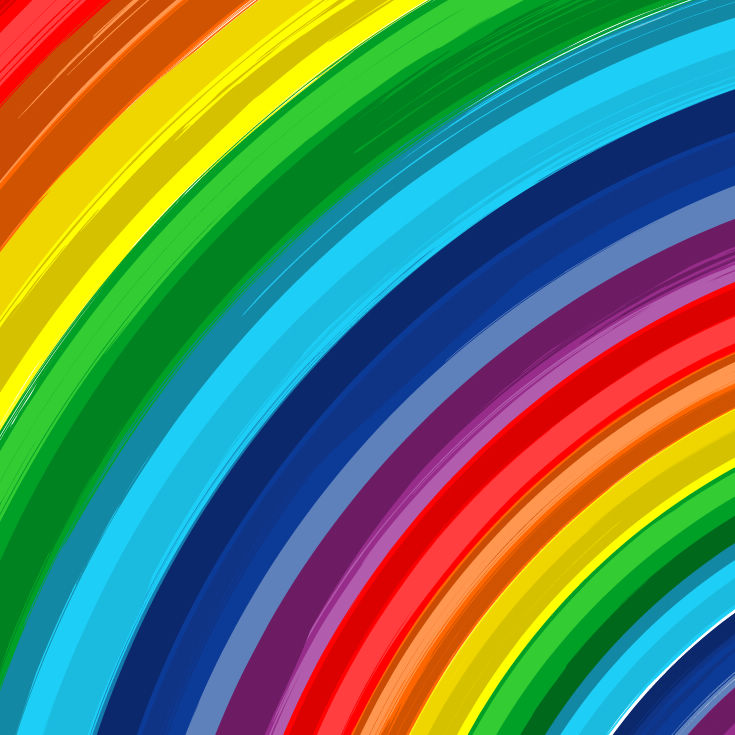 Rainbow Abstract Vector Background