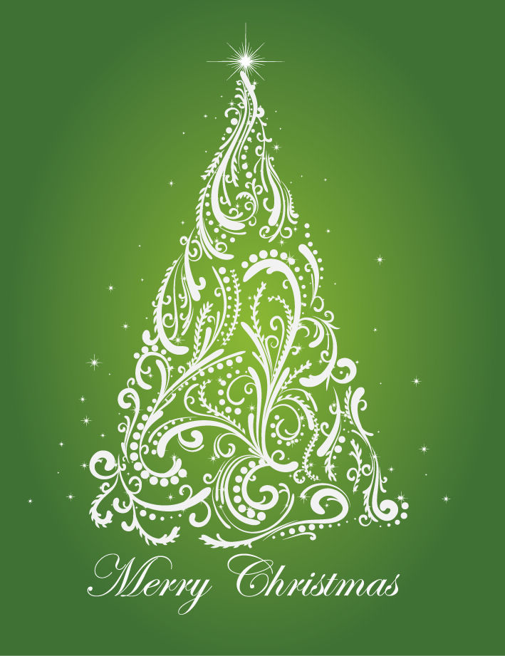 Christmas Tree Vector Illustration 5