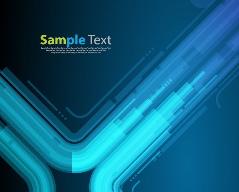 Technology Style Blue Abstract Background Vector