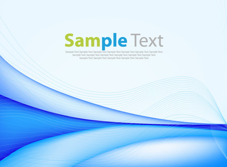 Vector Blue Abstract Background Artwork