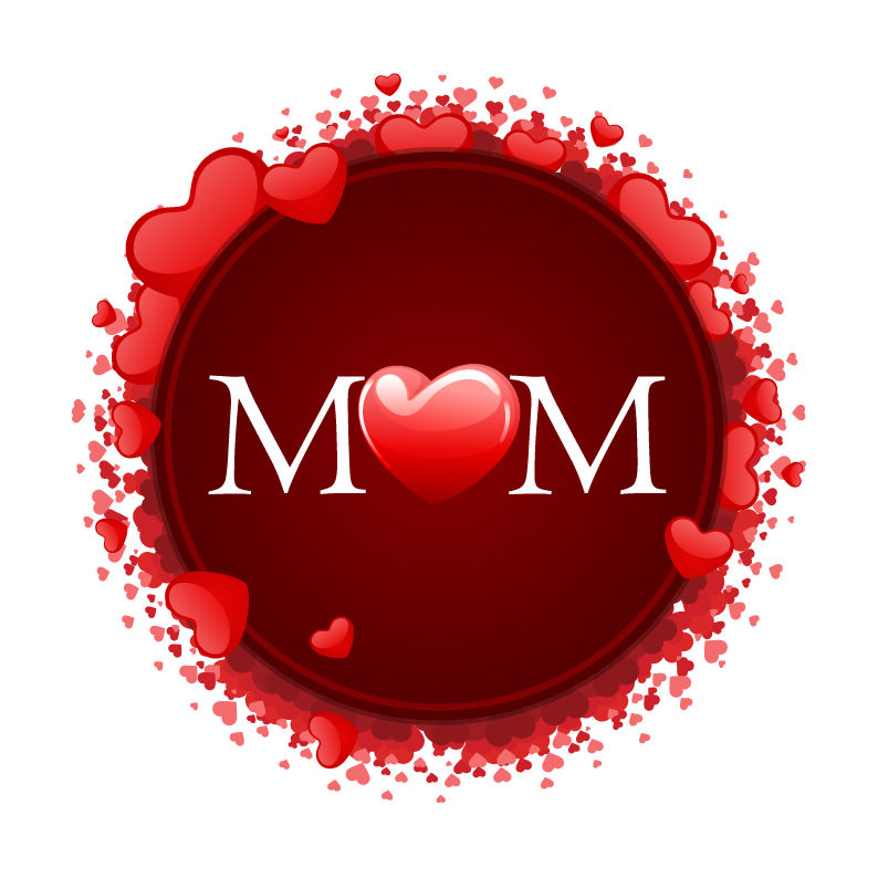 Happy Mother’s Day with Hearts