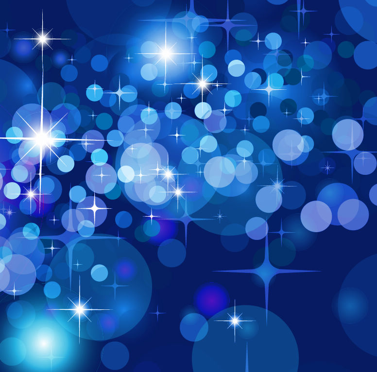 Abstract Bokeh Stars Background