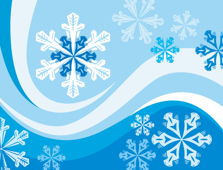 Winter Christmas Vertical Background Vector Graphic