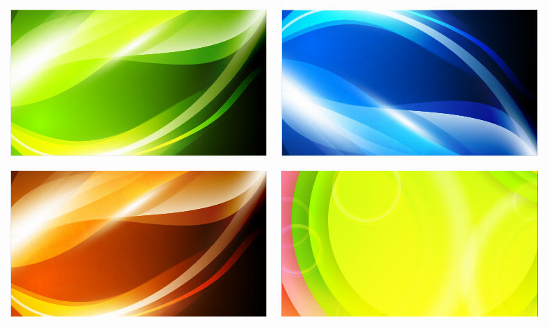 Abstract Vector Background Graphic Set