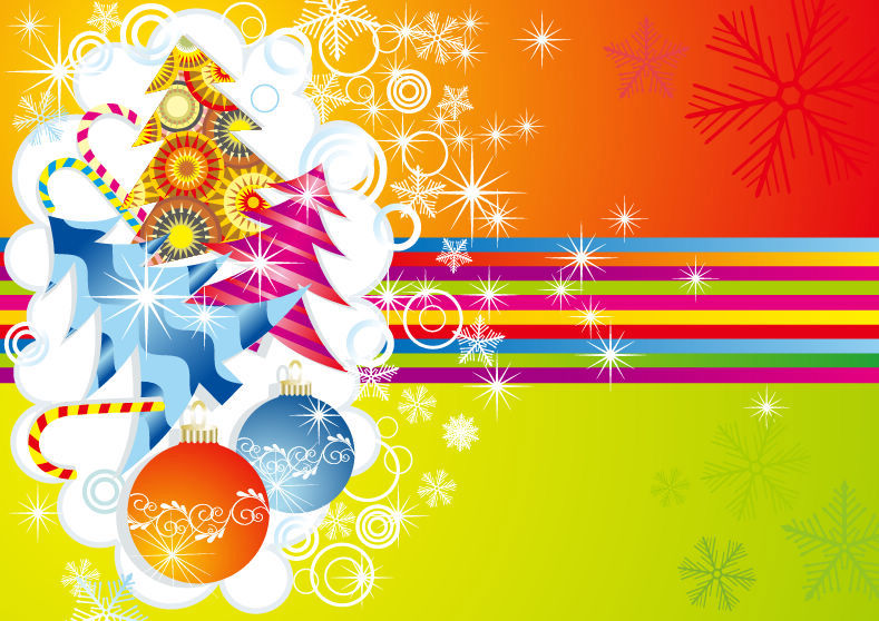 Xmas Card Vector Illustration