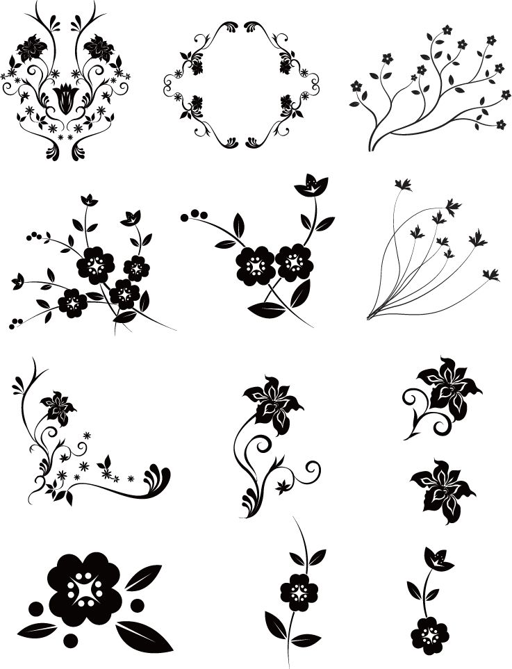 Vector Floral Pack 2