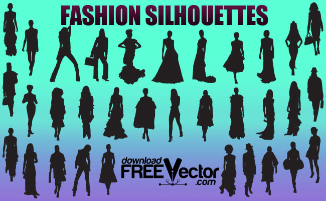 Fashion Girls Silhouettes