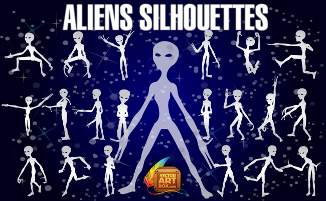 Aliens Silhouettes