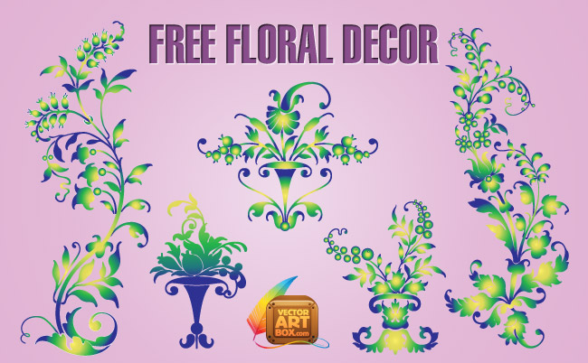 Free Floral Decor