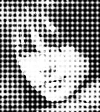 Halftone Face Vectors