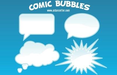 Comic Bubble Vectors