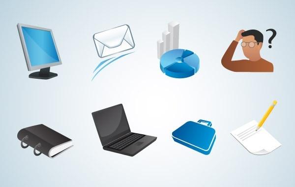 Various Office Vector Icons