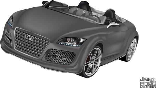 Audi TT Convertible Vector