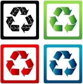 Set of Vector Recycle Symbols