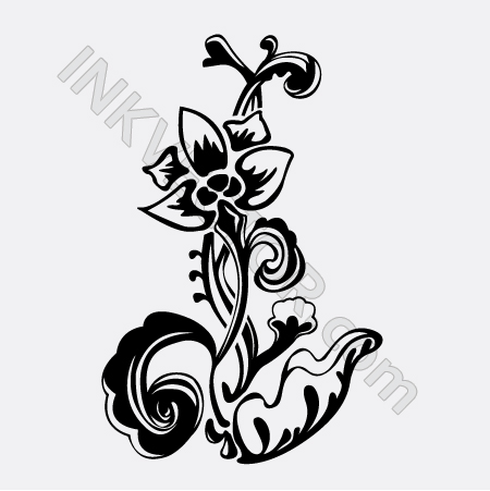 Hand Drawn Floral Vector