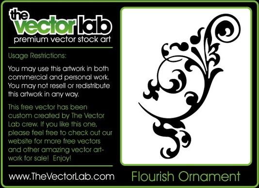 Free Vector Flourish Ornaments