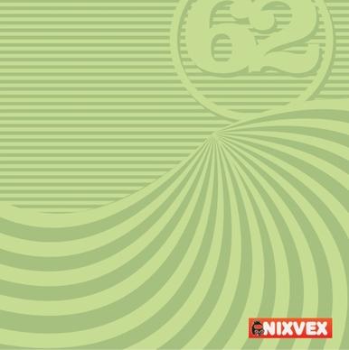 NixVex Free Vector of Op Art Background in Green