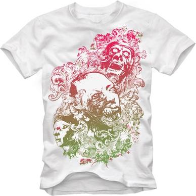 Floralzombienightmaretshirtdesign