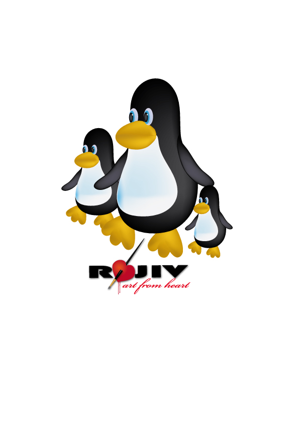 Toon Penguin Vector