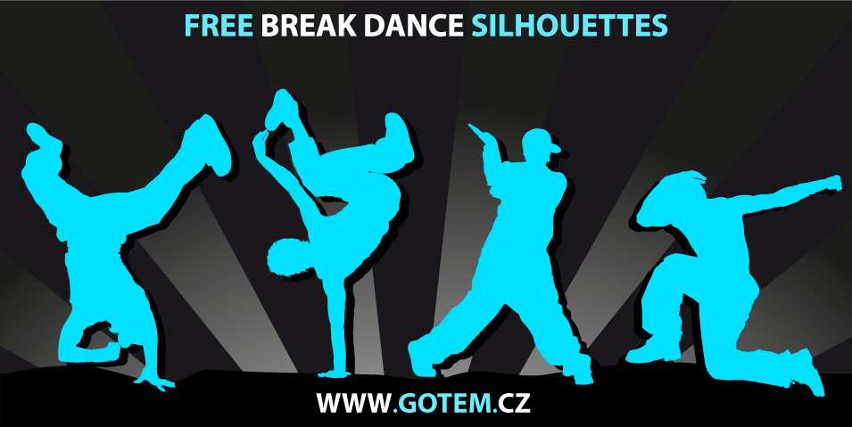 Breakdance Silhouettes