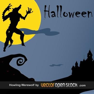 Halloween - Howling WereWolf