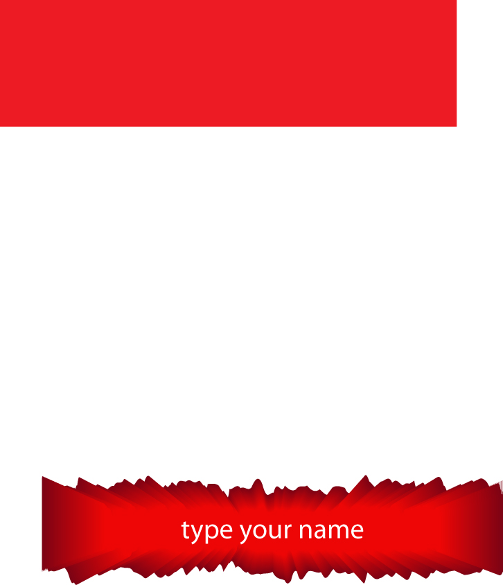 Name Board Vector