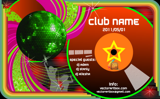 Vector Club Poster Template