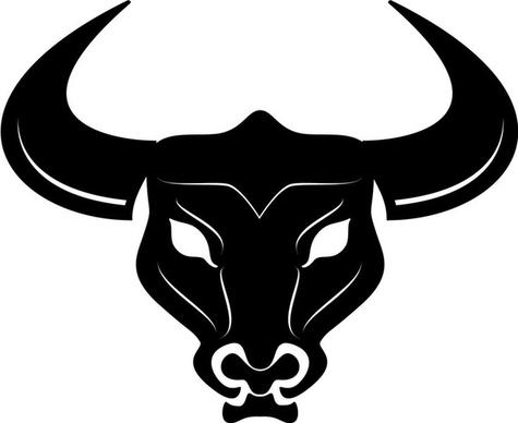 Bull Head Vector