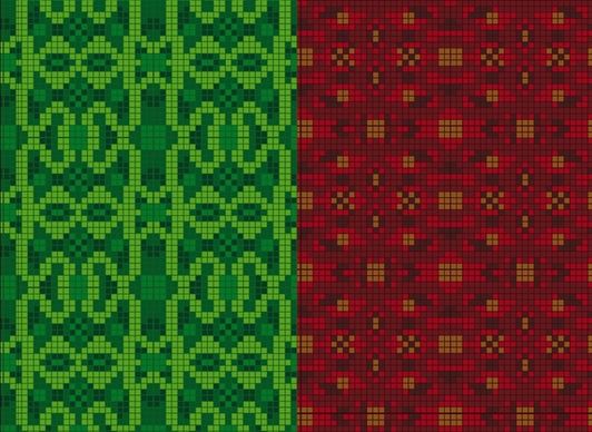 Fabric tissue kilt red green from Scotland