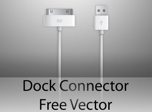 Apple Dock Connector Free Vector