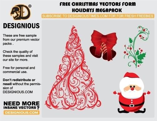 Vector christmas elements