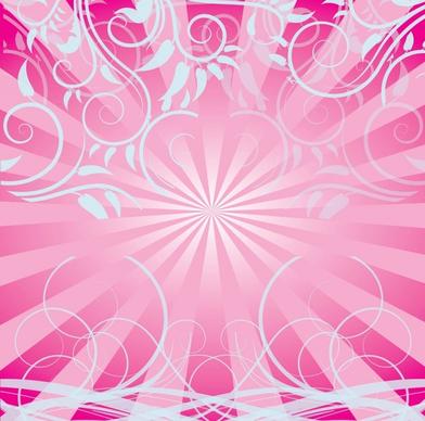 Free Pink Swirls Background