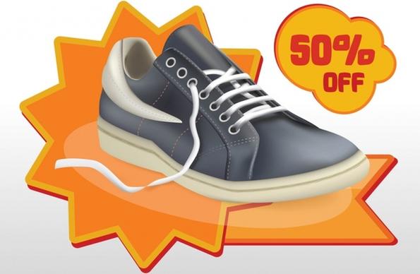 Shoes Sale Vector