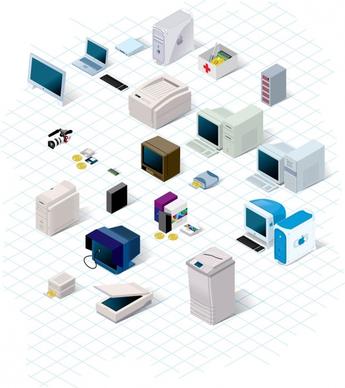 Nineties Technology Vector