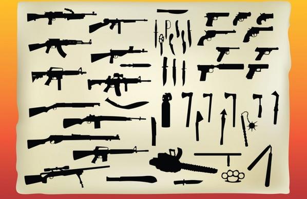 Free Weapons Vector Graphics