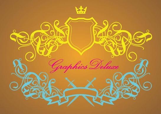 Luxurious Heraldry Vector Graphics