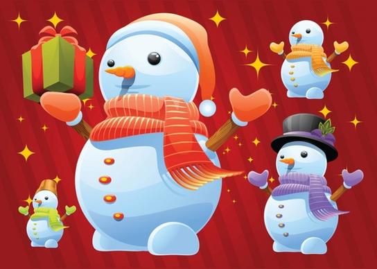 Free Snowman Vectors