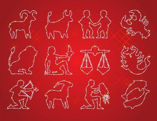 Free Horoscope Signs Vectors