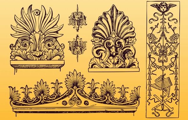 Antique Ornament Vectors