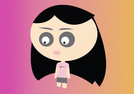 Cool Doll Vector