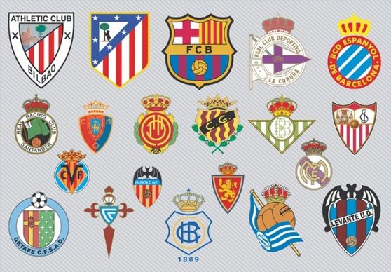 Spanish Football Team Logos