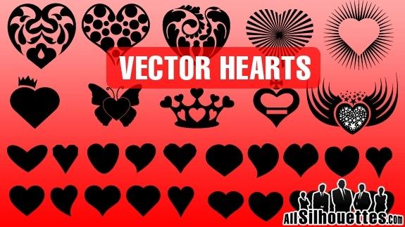 Vector Hearts Shapes