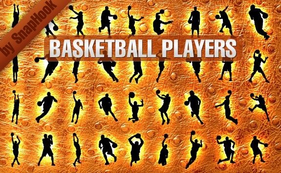 Basketball Players Silhouettes