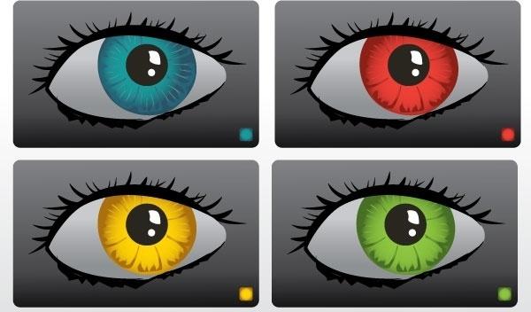 Color Eyes Vector