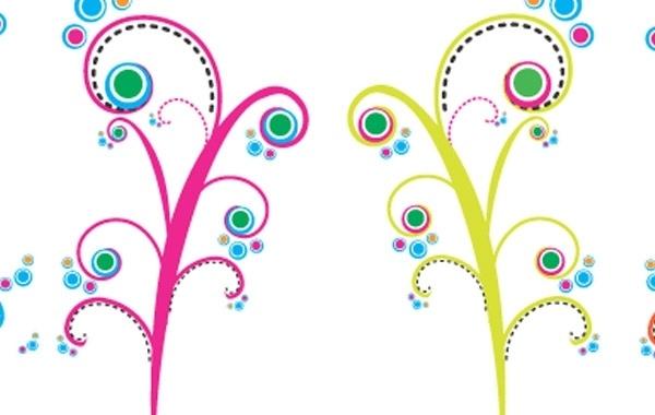 Colorful Swirls Vectors