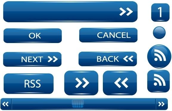 Vector UI buttons