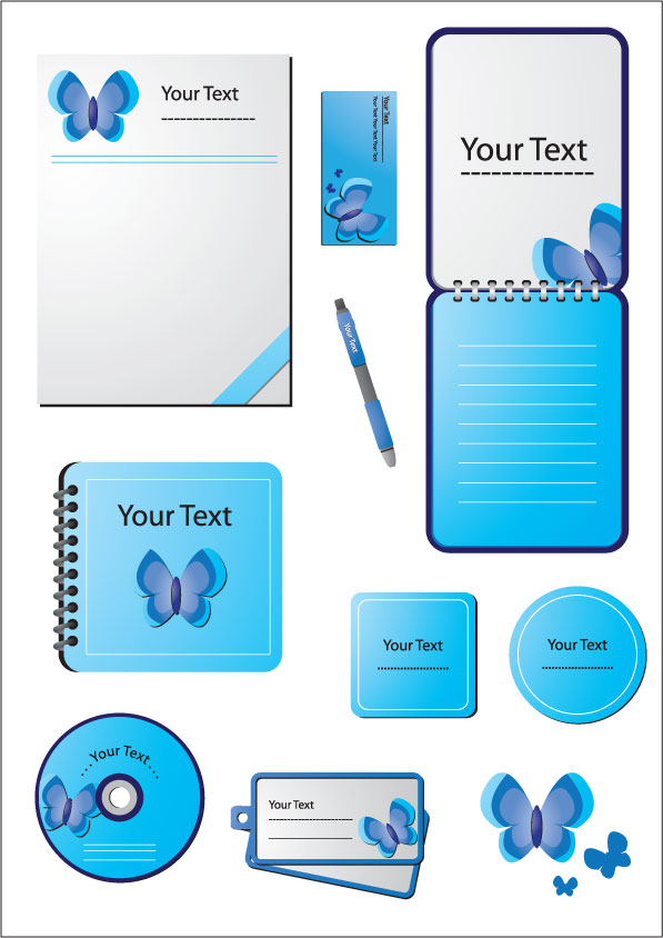 STATIONERY DESIGN VECTORS